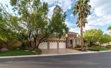 Mediterranean / spanish home featuring a garage, s