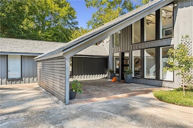 front entrance with covered car port
