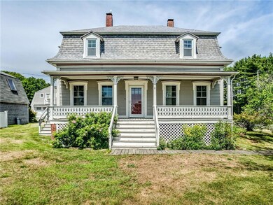 Classic summer porch. Seagull on...