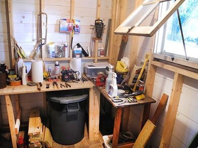 SHED IS CURRENTLY USED AS A WORKSHOP