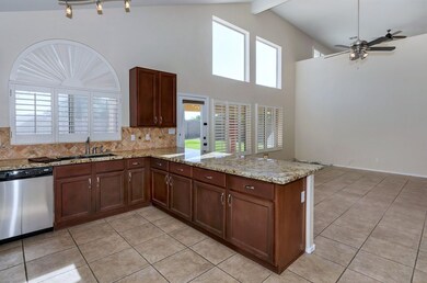 Kitchen opens to Family Room