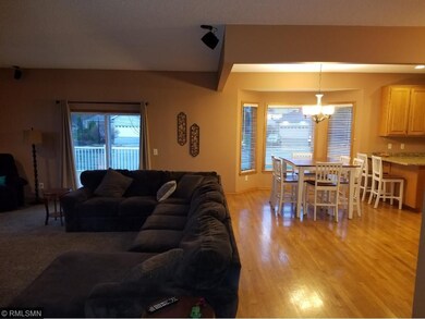 New deck off of the living room