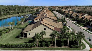 Wide side yard provides privacy