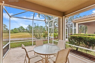 View out to golf course.