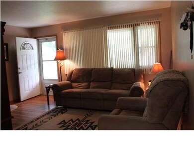 Hardwood floors in Living Room, Hall, and Bedrooms