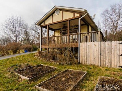 Rasied bed and fencing in back