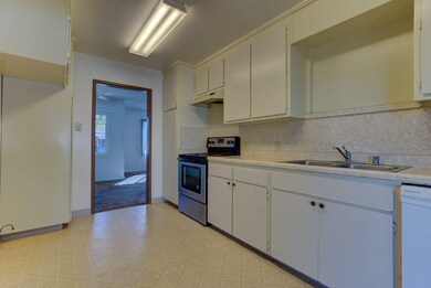 Kitchen towards dining