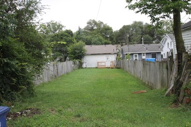 Backyard view from alley