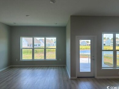 Interior space with wood-type flooring and a healt