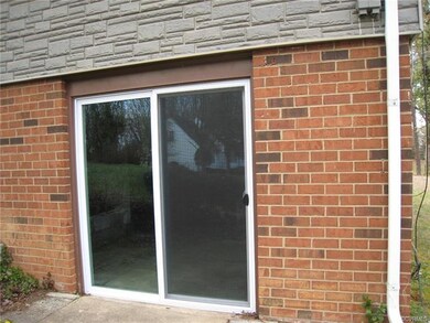 New doors to back yard from lower level...well con