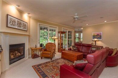 Gas fireplace , surround sound system, recessed li