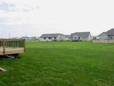 Backyard and large deck