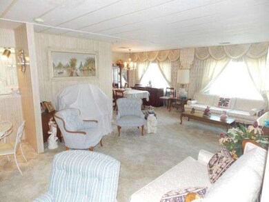 Open Concept living and dining area