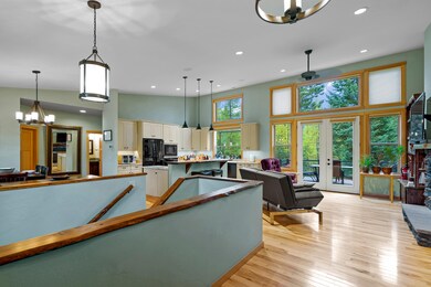 Spacious open living area