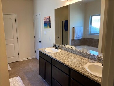 Primary Bath with Double Sinks, Garden Tub & Separ