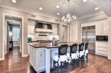 Butcher block island, granite countertops and Sub 