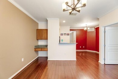 Wood floors and open concept