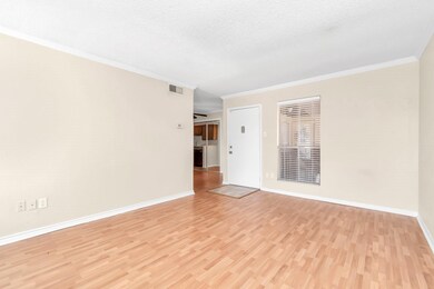 Living room with laminate flooring