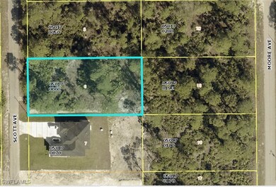 Aerial map of property and surrounding area