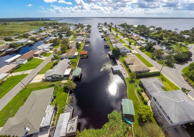 Canal in front of home
