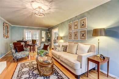 Formal Living Room with Gas Fireplace