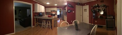 Panoramic view of Breakfast Room and Kitchen