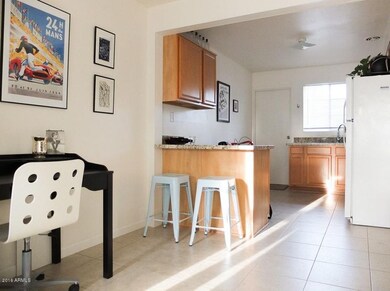 from entrance to kitchen