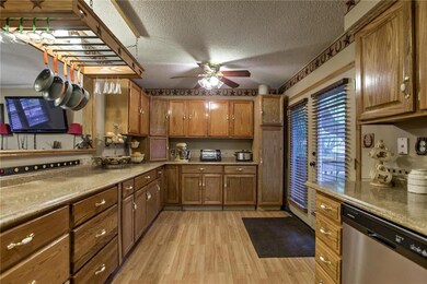 Newly remodeled country kitchen with loads of cabi