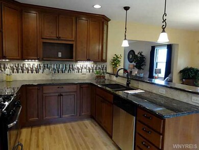 Kitchen. ...extra deep double bowl sink with pull 