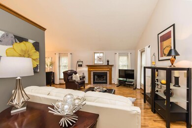 Wood Laminate Flooring. Gas Fire Place.