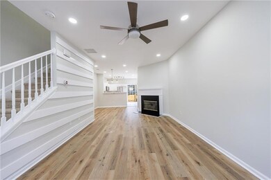 living room featuring light wood finished floors, 
