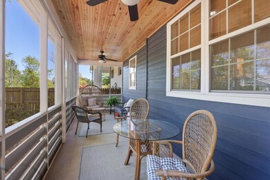 Screened front porch