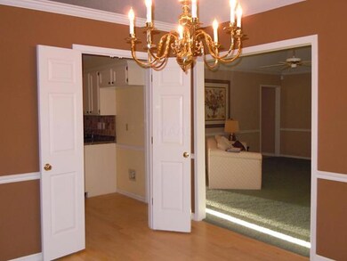 Dining Room flows into kitchen or entertaining in 