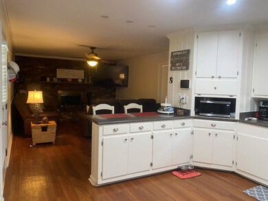 KITCHEN VIEW TO FAMILY ROOM