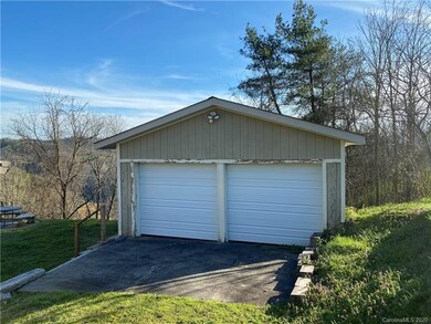 Two car garage with plenty of space for a workshop