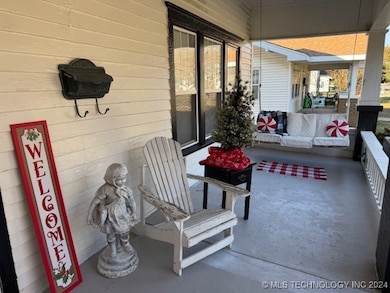 Large front porch