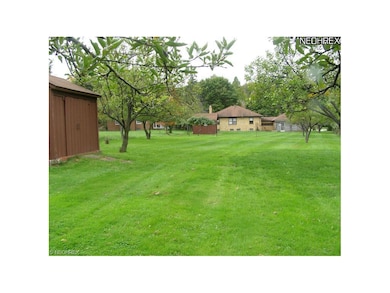 A view from the back of the 3/4 acre property with