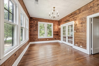 The view from the front door into the main living