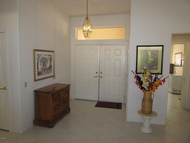 Beautiful double door entry way