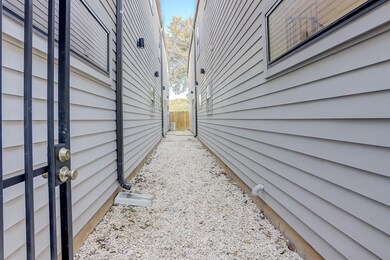 View from street, efficiency unit in the back