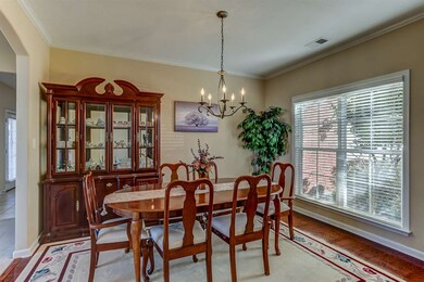 Formal Dining Room ready for a new Home owner.  Plenty of space for Entertaining and Family Dinners in this open and spacious home.  Hardwood is in Entry Hall, Dining Room, Great Room and Kitchen, Breakfast area. Move in Ready!!!