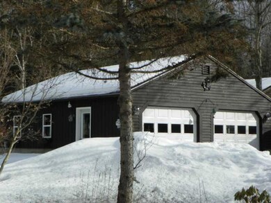 Garage. Garage has a pellet stove...