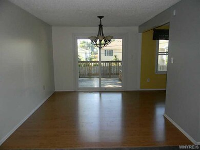 Dining Room. Dining room  with sliding glass doors