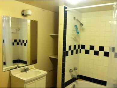 Bath. Deco tile shower/ bath