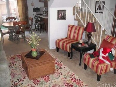 Living room and dining area