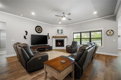 Living room with natural light