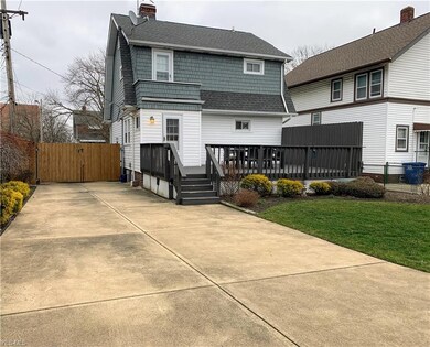 A very nice, fully fenced, landscaped yard with newer driveway