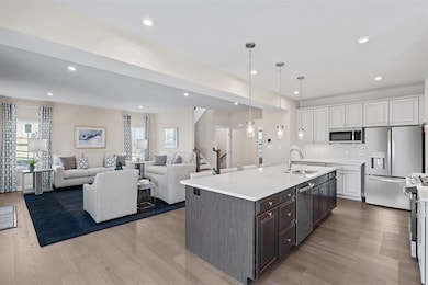 Open Kitchen Layout with 9 foot Island Included