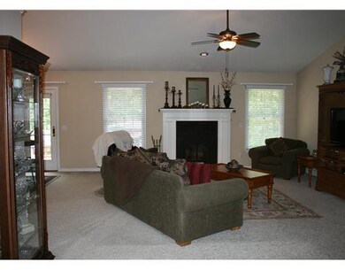 Living Room. OPEN FLOOR PLAN WITH VAULTED CEILING,