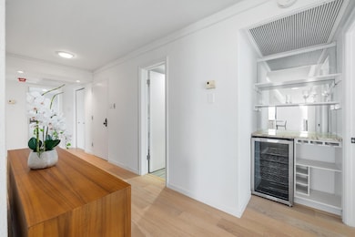 Custom bar area, perfect for entertaining or everyday convenience